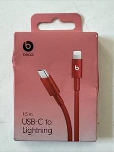 Beats, USB-C To 8 Pin Connector, Red, 1.5m - Photo 1 sur 2