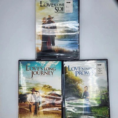 Love Comes Softly - Love's Long Journey - Love's Ensuring Promise DVD *2 NIB* Foto 1 de 4