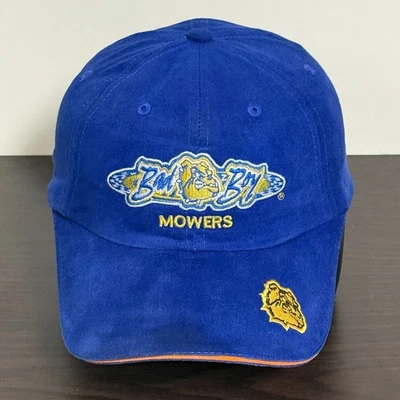 Bad Boy Mowers Hat Cap Blue Adult Adjustable Batesville Arkansas 100% Cotton - Image 1 of 4