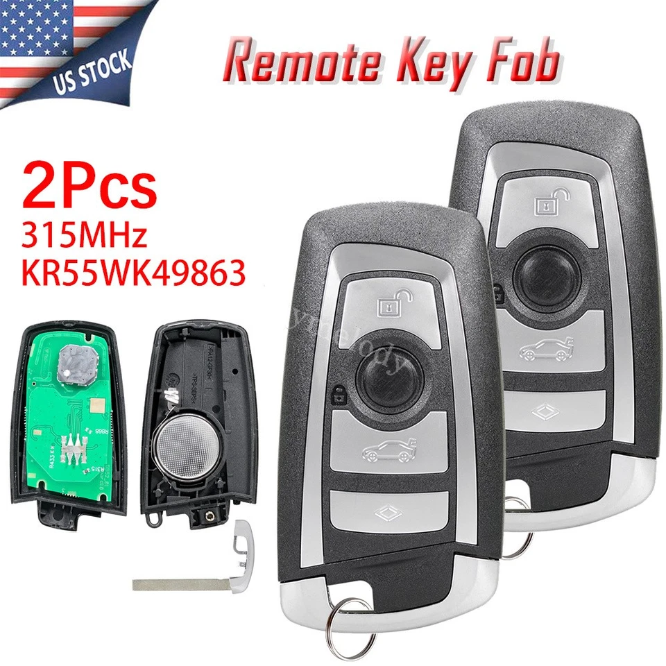 2 Para 2014 2015 2016 2017 2018 BMW Serie 3 4 320i 328i F32 X3 X4 Llavero Inteligente Foto 1 de 4