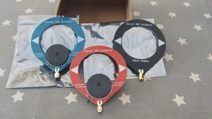 Job lot of 3 Mini Circle Antenna 10kHz-180MHz Sweet Donut WB Antenna - Zdjęcie 1 z 2