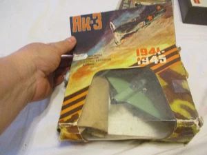 SOVIET USSR RUSSIAN MADE YAK 3 WWII DIECAST PLANE - Bild 1 von 3