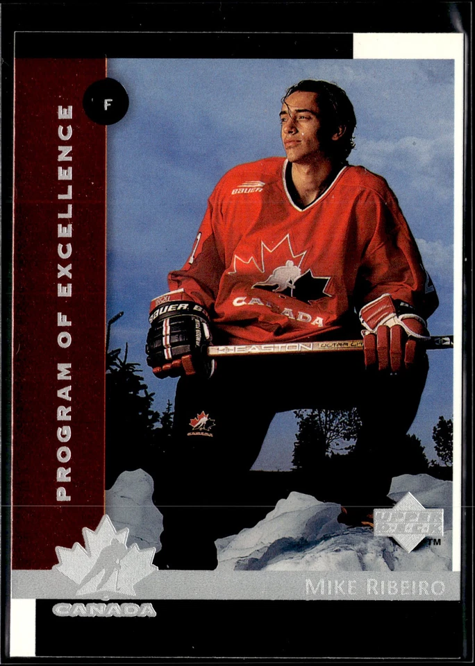 1997-98 Upper Deck #417 Mike Ribeiro Program of Excellence Rookie Canada - Image 1 of 2