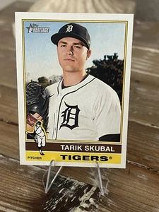 2025 Topps Heritage SP TARIK SKUBAL Bicentennial Tigers🔥🔥 - Bild 1 von 2