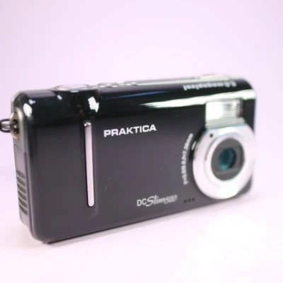 Cámara digital compacta Praxis DCSlim 520 5,0 MP negra probada Foto 1 de 4