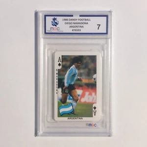Diego Maradona 1986 Dandy Football soccer card MGC graded Argentina - Picture 1 of 2
