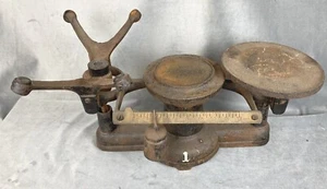 Antique HOWE Scale Rutland VT, C.1875 Working Scale ~ General Store, 17 LBS - Picture 1 of 12