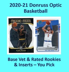 2020-21 Optic Basketball You Pick PYC Complete Your Set - Vets Rookies & Inserts