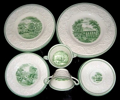 Vintage 1930's WEDGWOOD "Torbay Green" #AM7865 Patrician China - Image 1 of 4
