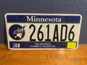 Minnesota License Plate - Lynx - WNBA - Never Used Mint - Picture 1 of 1