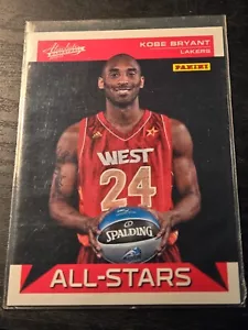 2012-13 Absolute All-Stars Kobe Bryant #8 HOF Lakers Insert - Picture 1 of 2