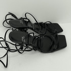 Jeffrey Campbell Black Moraude Strappy Sandals 