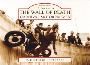 15 POSTCARD SET WALL OF DEATH CARNIVAL MOTORDROME INDIAN SCOUT MOTORCYCLES - Picture 1 of 6