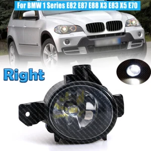 RH LED Fog Light For Lamp W/Bulb For BMW 1 Series E82 E87 E88 X3 E83 X5 E70 - Picture 1 of 10