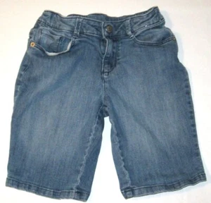 Gymboree Denim Girls Blue Jean Shorts Size 8 Adjustable Waist - Picture 1 of 2