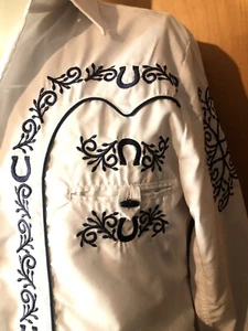 Ranger's Legend Embroidered Men Shirt Long Sleeve White Blue Small Original - Picture 1 of 9