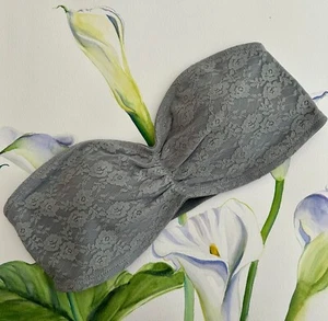 Victoria's Secret PINK COTTON REVERSE LACE Strapless BANDEAU BRALETTE pick 1 NEW - Picture 1 of 17