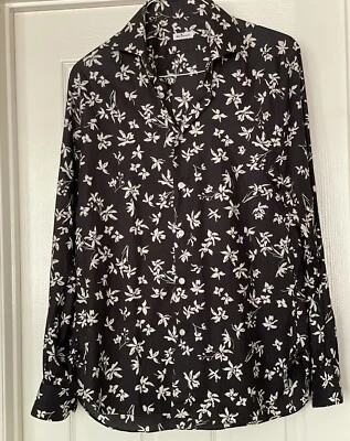 Nova Camisa Social Masculina Kiton Estampa Floral Tamanho 41 - Imagem 1 de 4