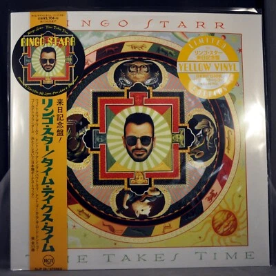 Ringo STARR Time After Ti Orig. 2016 JAPAN 12" YELLOW 180 G VINYL Record BEATLES - Image 1 of 4