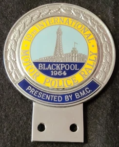 19th INTERNATIONAL MOTOR POLICE RALLYE ➔ Car Bandage ➔ Vintage *aus Sammlung* - Picture 1 of 2
