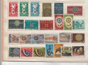 Luxemburgo Europa CEPT Series de años 1958-75 (GY-324) - Imagen 1 de 1