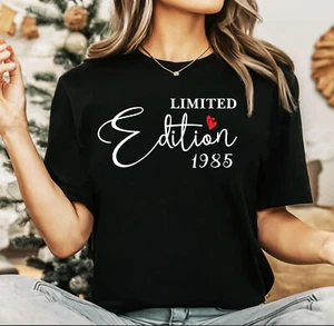 T-shirt mens,T-shirt women,tshirt bundle,Gift for him, 1985 Limited edition love - Picture 1 of 4