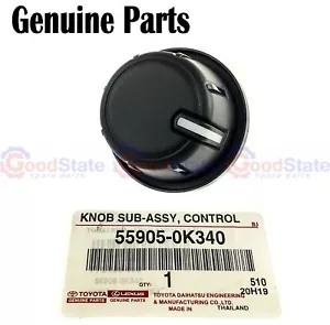 Genuine Toyota Hilux KUN35 KUN26 KUN25 KUN16 Dash Heater Fan Control Switch Knob - Picture 1 of 5