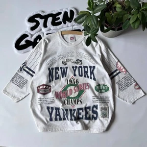 Vintage Rare 1992 New York Yankees MLB Long Gone USA Shirt World Series XL - Bild 1 von 10