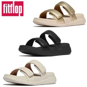 Sandalias de punta abierta para damas Fitflop Mule modo F Go cuña zapatos de verano sin cordones UK4-8 - Imagen 1 de 19