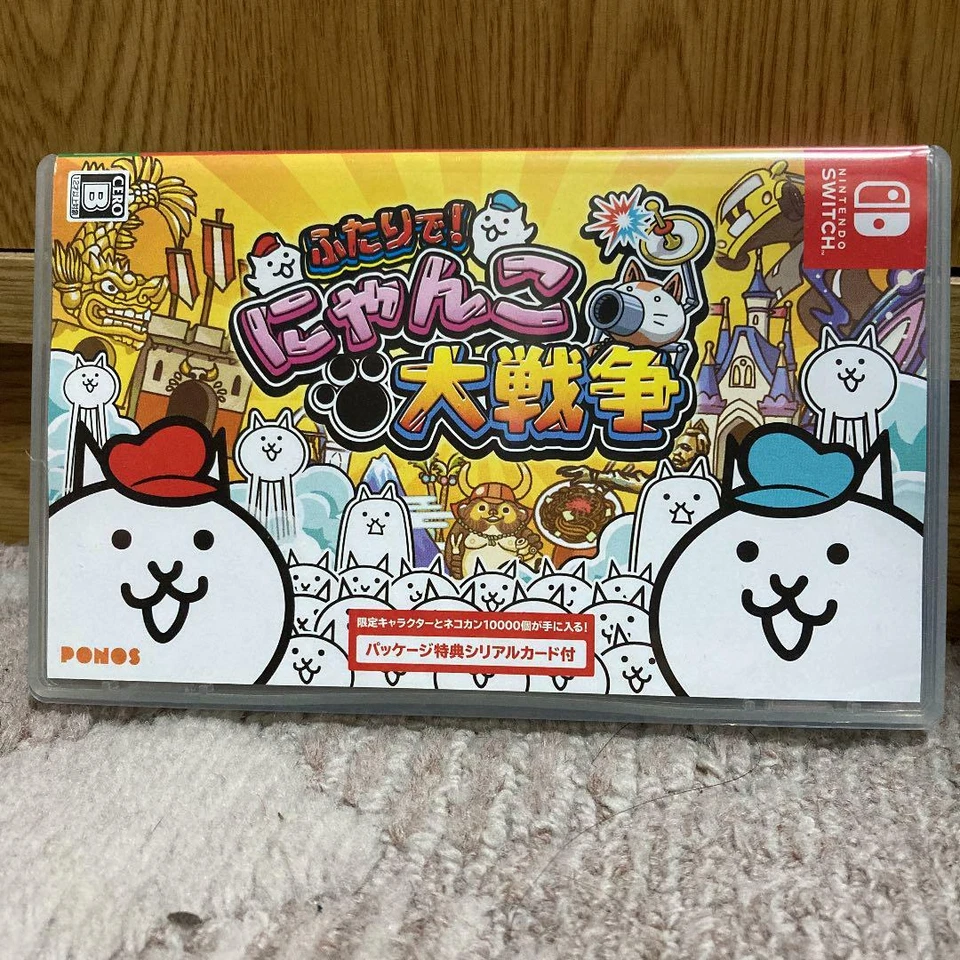 Nintendo Switch The Battle Cats Futaride Nyanko Great War Japan Import - Image 1 of 1