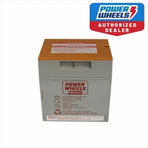 Batería Power Wheels Fisher Price Jeep Hurricane naranja superior 12 voltios gris - Imagen 1 de 2