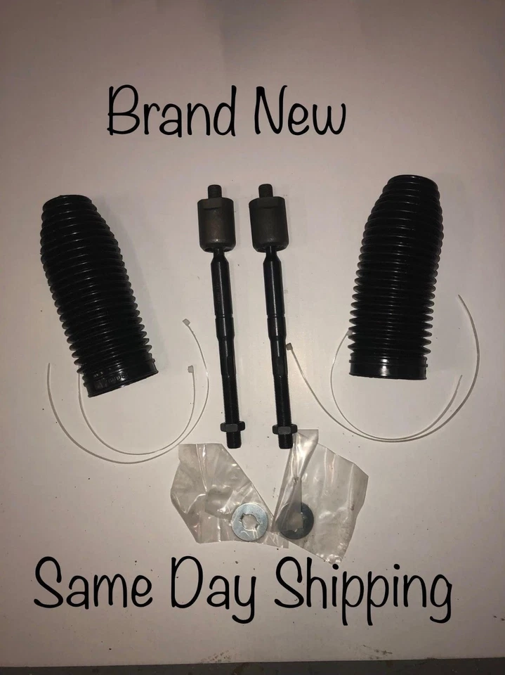 (29016)  ✅TWO NEW Inner Tie Rod TWO BOOTS for 1982-1985 Toyota Celica Supra - Image 1 of 1