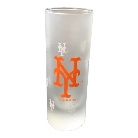 MLB New York Mets 2 Ounce Frosted Cordial Shot Glass Cover