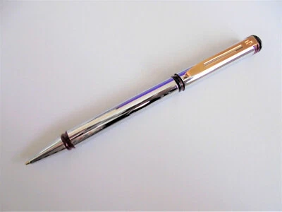 Waterman FORUM ATRIA Kugelschreiber Chrom / rote Ringe  absolute Rarität !! - Bild 1 von 3