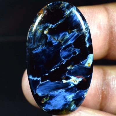 38.25Cts. Pietersite Oval Cabochon 100% Natural Flashy Loose Gemstones - Image 1 of 3