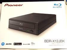 Pioneer External Blu-ray Drive BDR-X12JBK Win & Mac Compatible USB 3.1 Black