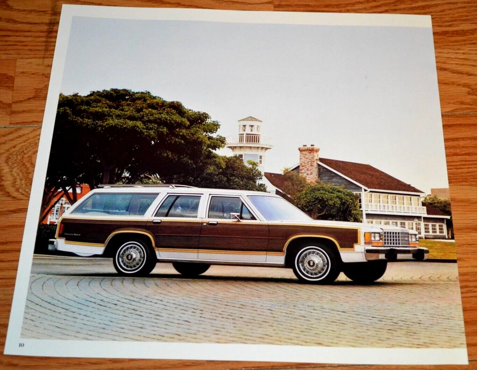1987 FORD LTD CROWN VICTORIA COUNTRY SQUIRE ORIGINAL DEALER ADVERTISEMENT AD 87 - Image 1 of 1