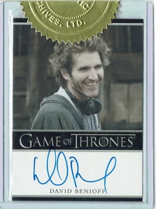 Game of Thrones Season 2 Autograph Card David Benioff Producer 3 Case Incentive - Picture 1 of 2