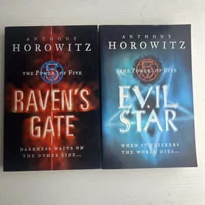 Anthony Horowitz The Power of five Ravens Gate Evil Star Book1&2 - Picture 1 of 6