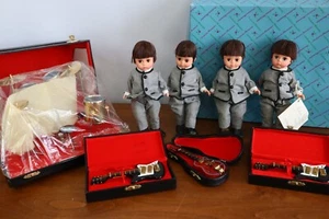 NEW 1997 Madame Alexander 8" ROCK GROUP The Beatles w/ Instruments & Boxes 22110 - Picture 1 of 23