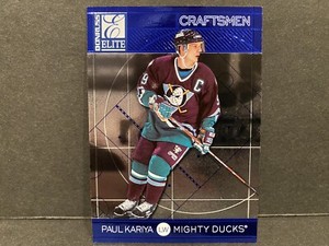 1997-98 Donruss Elite Craftsmen /2500 Paul Kariya #22 Hockey Card NHL Ducks!