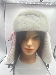 Sombrero Trampero Invierno Talla Junior Rosa Pana Cálido Nieve Bombardero Ushanka - Imagen 1 de 11