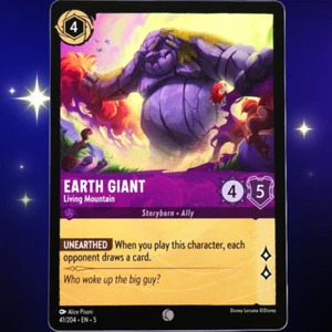Montaña Viviente Gigante de la Tierra - Disney Lorcana TCG Cielos Brillantes #41/204 - Imagen 1 de 3