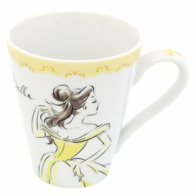 Taza Sango Toki Disney Princesa de Moda Taza Belle 290 ml 3208-05 HECHA EN JAPÓN Foto 1 de 4