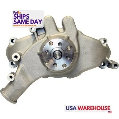 Proform 68241, One Natural Aluminum Big Block Chevy Aluminum Water Pump Long Sat - Image 1 of 4
