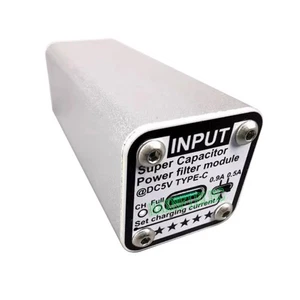 DC 5V Super Capacitor Power Filter Type C Input Output For Raspberry Pi HiFi - Picture 1 of 5