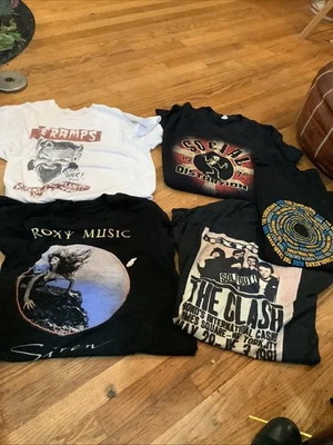 Vintage Cramps, Clash, Roxy Music, Social Distortion, Charlatans Shirt  Xl - Image 1 of 4