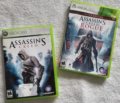 Microsoft Xbox 360 ASSASSINS CREED/ASSASSINS CREED ROGUE Lot Of 2 Games - Image 1 of 3