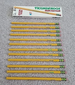 Lápices De Colección Dixon Ticonderoga 13882 Nº 2/HB Suave 12 LÁPICES NUEVOS - Imagen 1 de 3