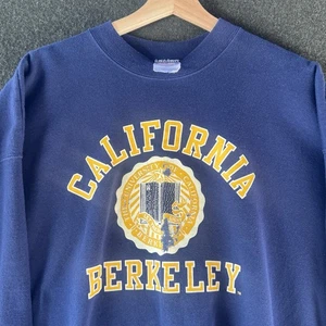 Vintage California Berkeley Sweatshirt 2XL XXL University Y2K Logo Sweater Cal - Picture 1 of 7